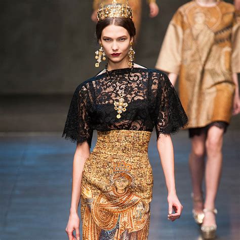 dolce gabbana runway show 2013